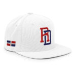 RD - Republica Dominicana Fitted Flat Hat - Afbeelding 3