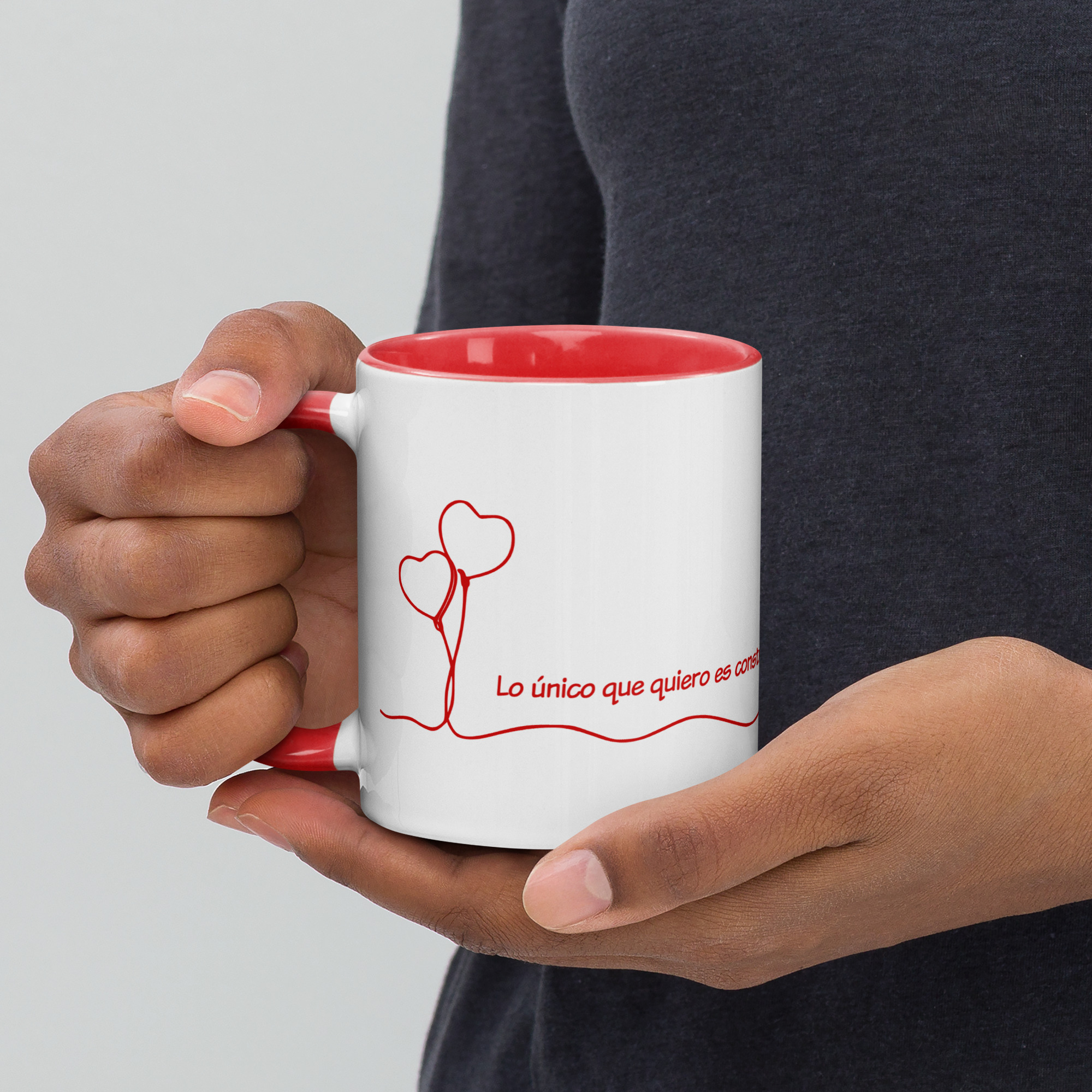 white-ceramic-mug-with-color-inside-red-11-oz-left-6970d7e62aa3c.jpg “Construir una Vida Lenta y Bonita Contigo” – Slow & Beautiful Life With You Coffee Mug | Romantic Gift with Latin Spirit - Image 1