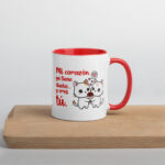 “Mi Corazón Ya Tiene Dueño” Valentine’s Mug – Cute Gift for Him or Her - Image 3