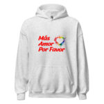 Sudadera Más Amor Por Favor – Corazón Arcoíris - Imagen 7