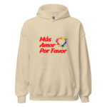 Sudadera Más Amor Por Favor – Corazón Arcoíris - Imagen 6