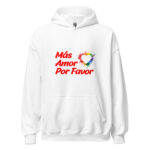 Sudadera Más Amor Por Favor – Corazón Arcoíris - Imagen 8